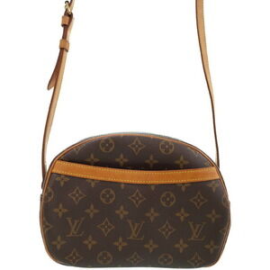 Louis Vuitton Monogram Leather Blois Shoulder Bag Brown
